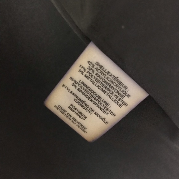 SOLD Alice & Olivia Metallic Chevron Jacket - Picture 5 of 5